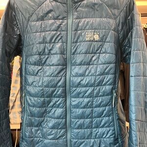 Mountain Hardwear Women's Ghost Shadow Insulated Hoodie (L) Caspian